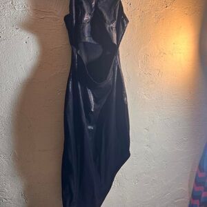 Black Dress Glare bodycon cutout whimsigoth grunge S